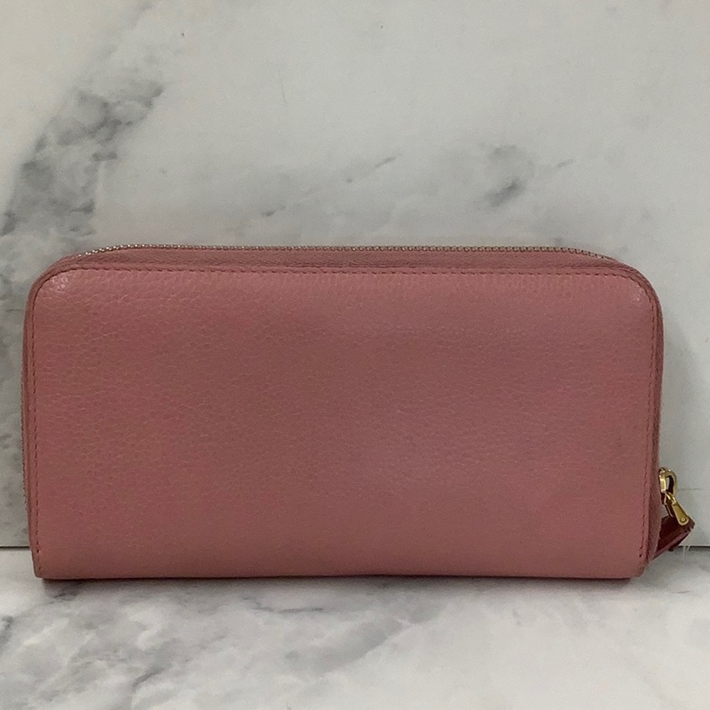 GUC Prada Pink Leather Wallet - Picture 2 of 14